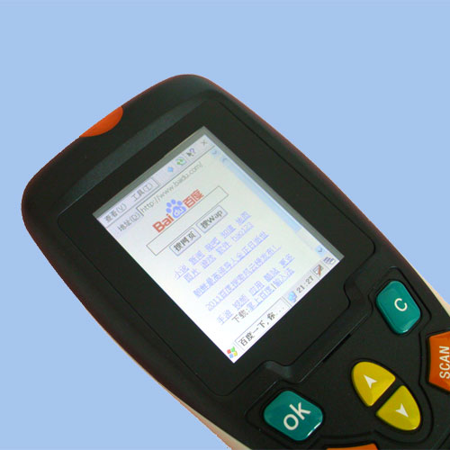 P1213 手持POS机 PDA 可带WIFI RFID 蓝牙 条码枪 Wince操作系统