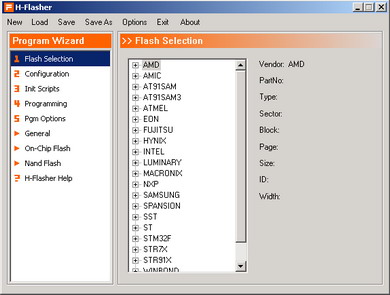 hflasher-ARM仿真软件:H-JTAG Server,支持ARM7,ARM9,XSCALE,CORTEX-M3;支持ADS,IAR,KEIL,RVDS
